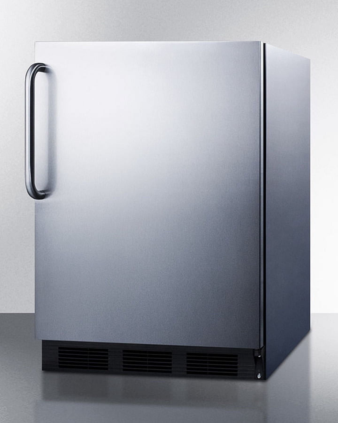 24" Wide Built-In All-Refrigerator- Stainless Steel Cabinet