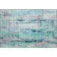 thumbnail image 2 of Addison Rugs Mayfield Washable Transitional Casual Teal Rectangle Rug, 1'8" x 2'6", 2 of 5