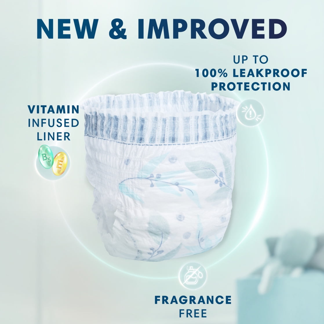 Pampers Pure Protection Training Underwear, Unisex, Size 3T4T, 58 Count (Select for More Options)