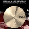 thumbnail image 3 of Platillos Hi-Hat Sabian Stratus de aleación de bronce B20 de 14 pulgadas (par), 3 of 7
