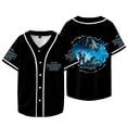 thumbnail image 2 of Don Toliver Hardstone Psycho Tour Merch Short Sleeve Baseball Jacket Unisex Fashion V-neck Jersey, 2 of 5