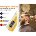 thumbnail image 5 of Men's Professional Hair Clipper - Cordless and LED Display Trimmer, Barber Hair Clipper, Skin-Friendly for Men's Grooming, with Travel Case (Gold), 5 of 9