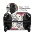 thumbnail image 4 of Bingfone Skull And Flowers Luggage Cover Washable Suitcase Cover Protector Anti-Scratch Suitcase Cover Fits 18-32 Inch Luggage (without luggage), 4 of 9