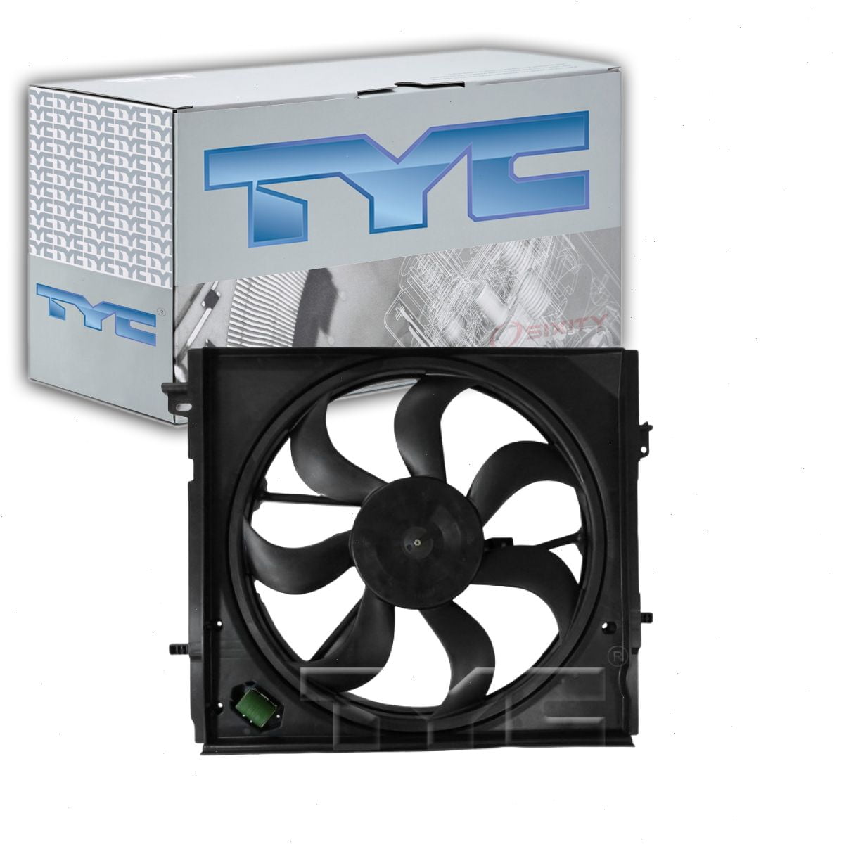 H.C.S TYC 623760 Cooling Fan Assembly for INFINITI JX35 NISSAN