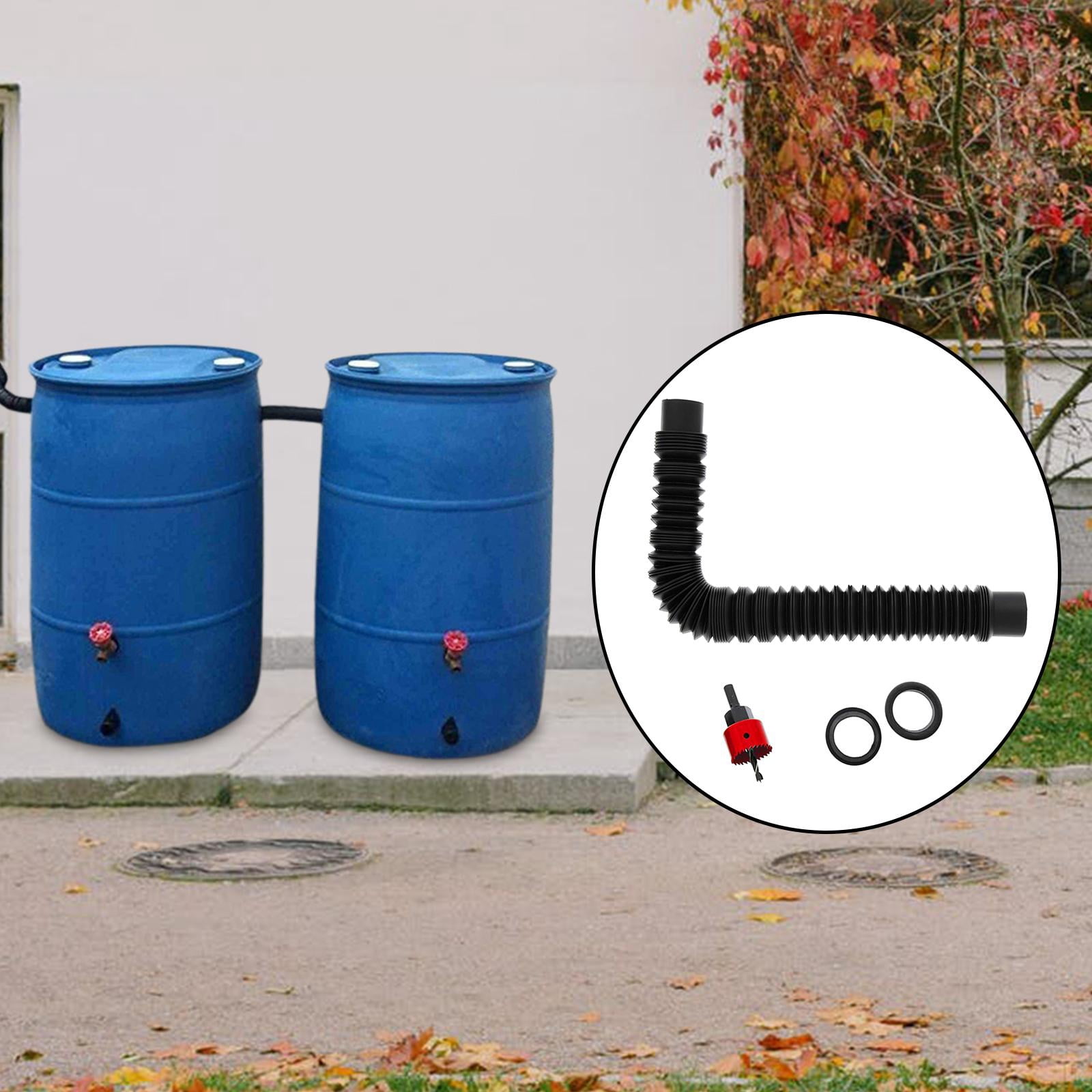 Rainwater Collector System Rainwater Diverter Easy to Install Connector Rainwater Bucket Diverter Rain Bucket Connector for Landscape