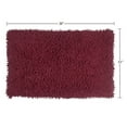 thumbnail image 6 of Home Weavers Fantasia Bath Rug 100% Cotton Bathroom Rugs Set, Washable Rug, Soft Cotton and Water Absorbent bath Rug, Kitchen Mat, Toilet Rug, Bath Floor Mat Non Slip Rug, 21"x34" Rectangle, Red, 6 of 6