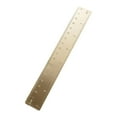 thumbnail image 4 of Regla de escala de latón, precisa, portátil, engrosada para cuadernos, ingenieros de oficina, 18cm Regla de 18 cm kusrkot regla de escala de latón, 4 of 7