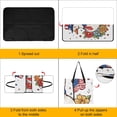 thumbnail image 4 of Patriotic Goose Floral Fourth July Waterproof Picnic Blanket with Foldable Zipper, Suitable for Outdoor Use, Suitable for Travel, Camping, Beaches, Parks, Grasslands, Picnic Blanket Accessories, 4 of 8