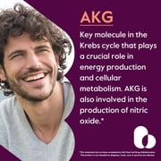 AKG (Alpha Ketoglutaric Acid) 500mg (240 Vegetarian Capsules) - No Stearates - Vegan - Non GMO - Gluten Free - AKG supplement