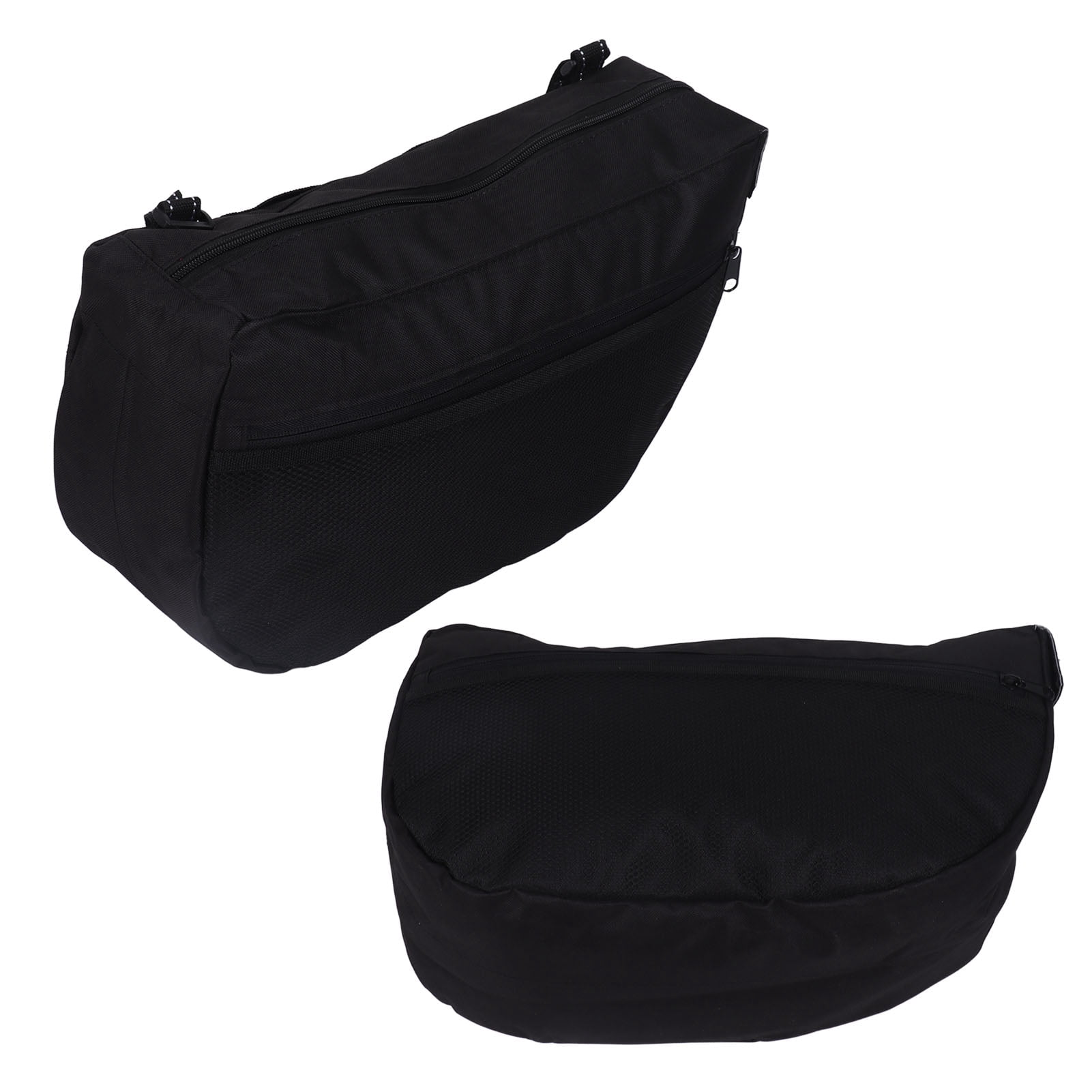 BOKYAN Universal Side Sling Stroller Saddle Bag, Waterproof Baby & Pet Stroller Organizer Accessory with Insulated Pocket, Compact Storage for Travel, 16.9 inches / 43 cm, Black