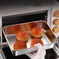 thumbnail image 1 of SHAGUOZHOU Airtight Containers for Bread Organizer Kitchen Glass Storage Container Stainless Steel Food Storage Containers With Lids Airtight Preservation Boxes For Refrigerator Picnic BBQ, 1 of 3