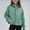 Green, variant on JUSLIO Hoodies for Girls Fall/Winter Zipper Hooded Sweatshirt Solid Color Pockets Long Sleeve Tops Sweatshirts Black（5 Years）