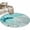 Aque, variant on Round Rugs 3Ft, Aqua Marble Round Area Rug Washable Indoor Throw Carpet, Modern Abstract Gradient Water Fluid Art Small Non Slip Circle Rug for Bedroom Living Room Home Decor Aesthetic