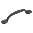 thumbnail image 1 of Hickory Hardware P3000-BI-10B 3.75 in. Raffiné Rustique Centre à Centre Pull&44; Fer Noir - Pack de 10, 1 of 1