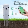 thumbnail image 2 of Medidor inalámbrico de temperatura del suelo Wosthever Sensor de humedad para Jardín y Patio, 2 of 6