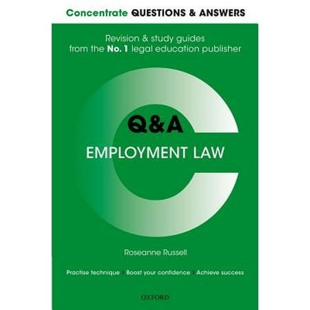 Concentrate Questions and Answers Employment Law (Best Law Schools For Employment Law)