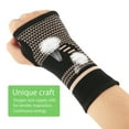 BUTORY 1 Pair Copper Wrist Support Compression Sleeve Hand Brace Glovecubital Tunnel, Tendonitis