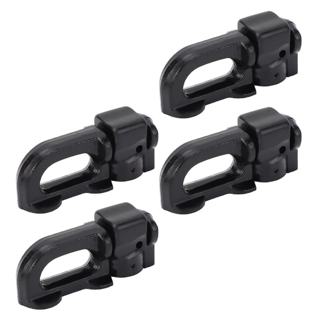 4 piezas l riel de doble perno amarre de acero al carbono l riel de riel de doble perno para camión cama remolque control de carga pickup rv atv l riel de doble perno