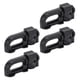 thumbnail image 1 of 4 piezas l riel de doble perno amarre de acero al carbono l riel de riel de doble perno para camión cama remolque control de carga pickup rv atv l riel de doble perno, 1 of 7