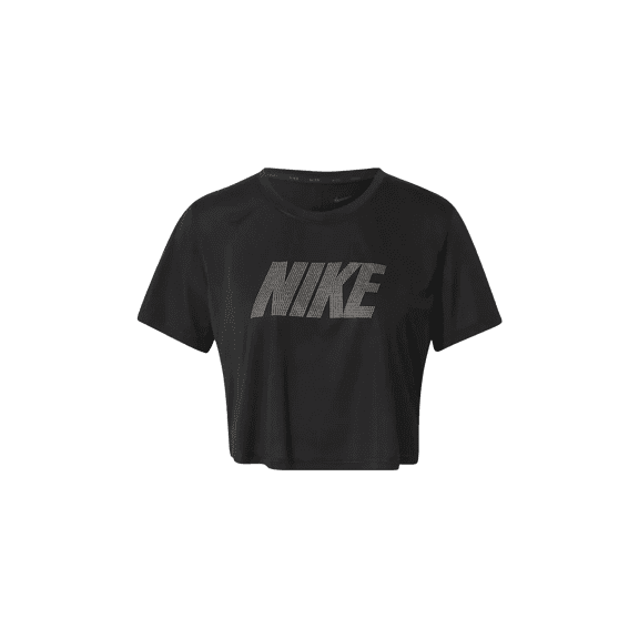 NIKE WOMENS Dri-FIT One Standard Fit Short-Sleeve Graphic Crop DD5019 010 DD5019 010 from Stadium Goods