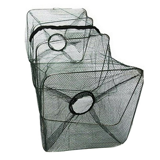 Visland Foldable Fish Crawdad Minnow Fishing Bait Trap Cast Dip Net Cage Shrimp Basket Other