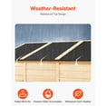 thumbnail image 2 of KFFKFF Exterior Storage Unit, Large-Scale Wood-Based Outdoor Storage Facility with Water-Resistant Ceiling and Metallic Structure, Twin Secure Doors Yard Equipment Shelter Storage Home Cabinet, 2 of 9