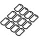 thumbnail image 2 of 12pcs Military Style Dog Tag Silicone Silencer Dog Tag Silicone Protective Cover, 2 of 2