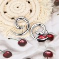thumbnail image 3 of 2 Piezas Expansor De Orejas Forma Espiral Acero Inoxidable, 3 of 10