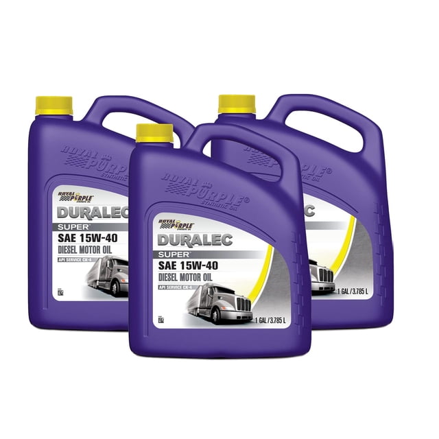Aceite de motor Royal Purple Duralec Super 15W-40 sintético CK-4