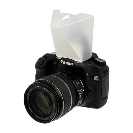 Fotodiox Pop-UP Flash Diffuser with Harsh Light Minimizer for Canon EOS (Best On Camera Flash Diffuser)