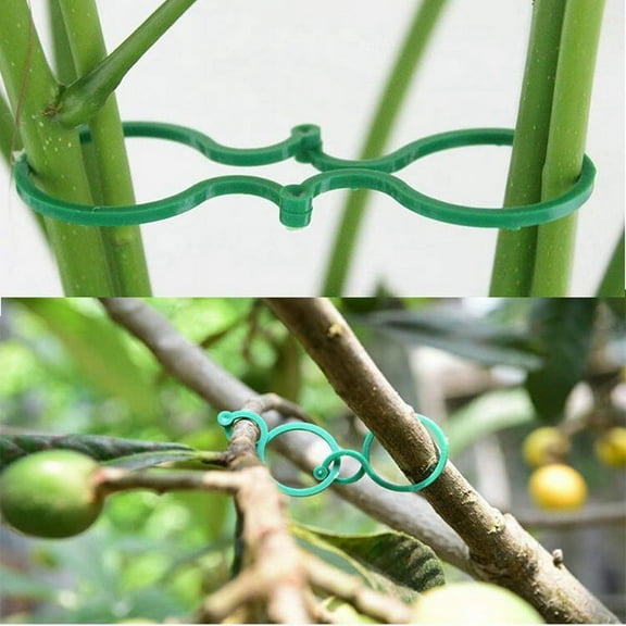 50PCS Plant Twist Clip Ties Garden Plant Support Clips Vegetables Tomato Vine Flower Clips Plant Locks for Plants 5.9cm