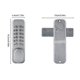 thumbnail image 3 of Digital Password Mechanical Door Lock Set, Sliding Swing Password Combination Keyless Entry Door Lock for Home, Office (Need Door Frame if Installed o, 3 of 5