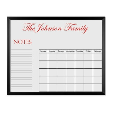 Walmart Custom - Personalized Photo Dry Erase Board - 16x20 with Sturdy Black Frame