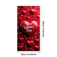 thumbnail image 3 of LUUFILx Valentine's Day Heart Banner Backdrop for Party Decorations Photography Props Happy Valentine's Day Celebration Background Decors Event Supplies, 3 of 8