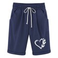 thumbnail image 4 of BOOMNY Womens Cotton Linen Shorts Elastic Wasit Baggy Shorts For Women Graphic Y2K Lightweight Loose Fit Cozy Summer Dailywear, 4 of 8