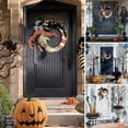 thumbnail image 1 of corona de fantasmas de halloween decoración de terror de halloween corona de halloween para puerta delantera corona de fantasmas amigable con halloween adecuada como decoración de puerta Vhermosa ZYY-1418, 1 of 4