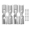 thumbnail image 1 of OHOIOLLA 2Jgo Conectores De Barra Para Closet Con Soporte Ajustable En Acero Inoxidable Plata, 1 of 6