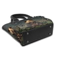 thumbnail image 3 of Lsque Lotus Leaf Starry Sky Guinea Pig Pattern Leather Rivet Shoulder Bag – Elegant Genuine Leather & Microfiber PU Crossbody with Detachable Adjustable Strap, 3 of 5