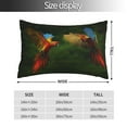 thumbnail image 4 of Disketp Pillow Covers Hybrid Parrot In The Forest Pattern Throw Pillow Case Cushion Covers,Cushion For Bedroom,Couch,Home-20"X30", 4 of 9