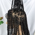 thumbnail image 5 of Synthetic Full Lace Braided Wigs For Black Women Lace Front Spring Twisted Braided Hair wigs with Baby Hair Knotless Braided Lace Front wigs Hand Braided Crochet Twist Wigs Braided Lace Wigs(1B), 5 of 8