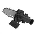thumbnail image 1 of Electric Drill Converter Into Electric Saw with 4 Inch Chain Mini Handheld Chain Saw Conversion Bracket Black, 1 of 7