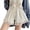 White, variant on Satin Shorts for Women Hollow Lace Hem Silk Shorts for Women Grey XL