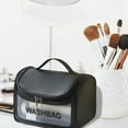 thumbnail image 5 of Lightweight Transparent Makeup Organizer Portable Travel Cosmetic Pouch For Daily Storage, 5 of 5