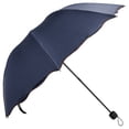 thumbnail image 2 of Brown trim Non-Automatic Rain and UV Ray Resistant 8 Framed Compact Travel Umbrella, 2 of 4