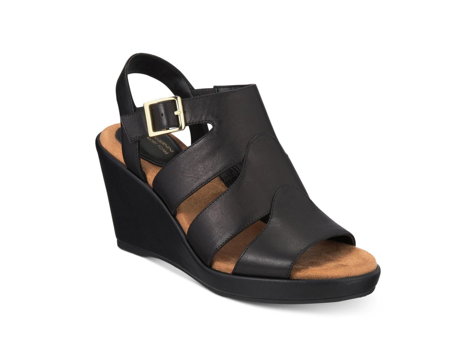 Giani Bernini Womens Wirla Leather Open Toe Casual Platform Sandals ...