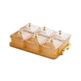thumbnail image 4 of Baoblaze Divided Serving Dishes Nordic Dried Fruit Plate for Chocolate Cookies Fruits amber, 4 of 8
