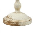 thumbnail image 4 of A&B Home Distressed White Candleholder 5.3" x 5.3" x 16", 4 of 9