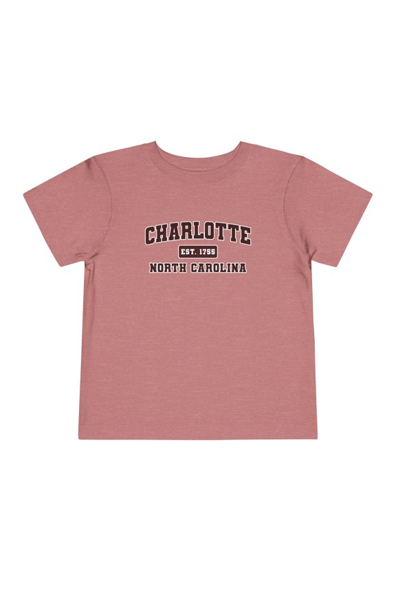 Charlotte North Carolina NC Trip Vacation Toddler Shirt Gift Boy Girl 2T-5T