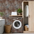 thumbnail image 4 of Peel and Stick Wallpaper Rustic Weathered Metal Texture Distressed Rusty Accents Wall Mural 17.7in x 9.8ft Self Adhesive Removable Wall Paper Renter Friendly Wallpaper for Nursery Bedroom Cabinets, 4 of 8
