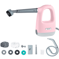 Handheld Compact Steam Cleaner with 10Pc Accessories Set